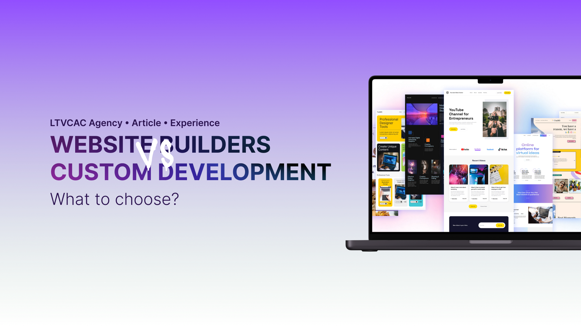 Website Builders vs. Custom Development for Real Estate